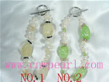 6-7mm freshwater pearl jewelry with baroque crystal beads bracel